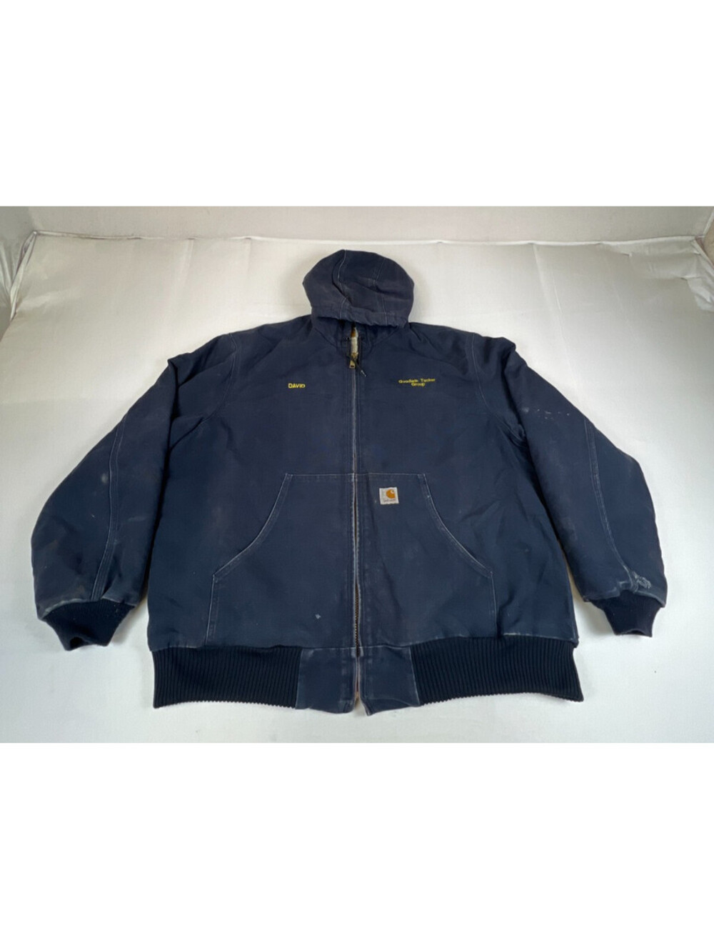 Carhartt J140 DNY Mens XL Dark Navy Quilted Thermal Active Jacket Coat